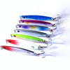 HENGJIA 7 PCS Metal Lures Iron 8cm/40g Fishing Lures Bait with Feather Hook