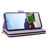 For Samsung Galaxy A53 5G Nine-card Slots Zipper Wallet Bag Leather Phone Case(Purple)