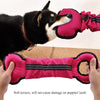 Dog Bite Tug Toy - Durable Oxford Cloth (Rose Red)