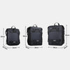Rhinowalk Multi-Function Motorcycle Rear Seat Bag Combination Rear Shelf Pannier, Colour: Black 10L