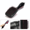 Professional Multi Function Electric Hair Blow Brush Hot Air Hair Curls Comb Salon Hair Styler, Plug standard:US(Rose Red)