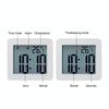 Waterproof Wall Clock LCD Bathroom Clock Kitchen Electronic Alarm Clock