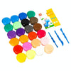 Deli Super Light Clay Tool Set Children Toy Mud Light Clay, Specification: 24 Colors
