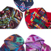 Autumn And Winter Horn Buckle Ethnic Style Hooded Cloak Shawl Bohemian Hooded Shawl, Size:135-175cm(B Style Rose Red)