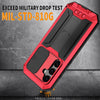 For Samsung Galaxy S25+ 5G R-JUST Sliding Camera Life Waterproof Holder Phone Case(Red)