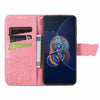 For Asus Zenfone 8 Flip Butterfly Love Flower Embossed Horizontal Flip Leather Case with Holder & Card Slots & Wallet & Lanyard(Pink)