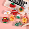 10pcs Christmas Mobile Phone Case Refrigerator Magnet Resin Accessories DIY Material, Style: Road Sign