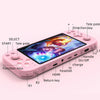 RG3000 Handheld Game Console Support Double Handle Mini Game Console(Pink)