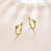 S925 Sterling Silver Smart Snake Ear Studs Women Earrings(Gold)