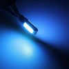 2 PCS T10 6W 180LM Ice Blue Light Double-Faced 2 COB LED Decode Canbus Error-Free Car Clearnce Reading Lamp, DC 12V