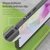 For Samsung Galaxy A36 5G Frosted Translucent TPU Hybrid PC Full Coverage Phone Case(Black)