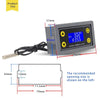 WIFI Wireless Cell Phone Remote Thermostat Control Switch Module, Model: LCD Display