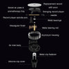 Gramophone+3pcs Refill Aroma Car Aroma Diffuser Air Vent Rotating Retro Gramophone Fragrance Diffuser Ornament