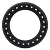8.5 inch Electric Scooter Wear-resistant Shock-absorbing Decorative Pattern Tire Honeycomb Solid Tire, Suitable for Xiaomi Mijia M365(Black)