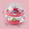 Children Mini Grabbing Dinosaur Machine Toy Vending Grabber Machine Kids Gift(Pink)