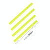 OQSPORT 12 PCS Bicycle Wheel Spoke Reflector Reflective Mount Clip Tube Warning Light Strip(Yellow)