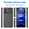 For Xiaomi Redmi Note 12R Pro Thunderbolt Shockproof TPU Protective Soft Phone Case(Black)