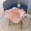 MZ4790 Cotton Baby Princess Hat Lacing Cloth Hat, Size: 44-48cm(Pink)