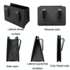 Car Folding Trash Can Multifunctional Seatback Hanging Storage Box(Wine Red)