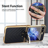 For Samsung Galaxy Z Flip5 VIETAO Dream Series Metal Ring Leather Phone Case(Green)