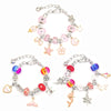 T-20 51 In 1 Colorful Crystal Cartoon DIY Jewelry Children Bracelet(Pink)