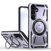 For Samsung Galaxy S25+ 5G Armor II Series MagSafe Magnetic Holder Phone Case(Light Purple)