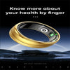 R06 SIZE 11 Smart Ring, Support Heart Rate / Blood Oxygen / Sleep Monitoring / Multiple Sports Modes(Gold)
