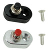 Motorcycle Modification Accessories Handlebar Switch Headlights Spotlights Overtaking Lights Power Off Start Ignition Horn Combination Switch, Specification: Single Switch Black