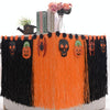 Hawaiian Table Dress Seaside Party Festive Bazaar Table Decorations, Size: 276x75cm(Orange)