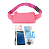 Multi-function Universal Outdoor Mobile Phone Bag Shoulder Bag Waist Bag, Size: 11 x 20cm (Magenta)
