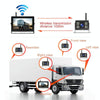 7 Inch Digital Wireless Reversing Image 1080P Video System Truck Monitoring Driving Recorder 4 Division+4 Night Video Camera