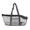 Breathable Dog Carrier Bag, Grey/Black, Small Dogs (0901A)