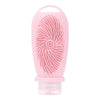 100ml Shower Bath Brush Dispenser Bottle Travel Portable Shampoo Cosmetic Lotion Dispenser Bottle(Pink)