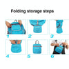 Stone Horse Outdoor Waterproof Folding Travel Backpack(Blue)