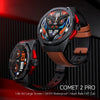 LOKMAT COMET2 PRO 1.46-Inch 5ATM Waterproof Bluetooth Call Smart Watch, Color: Brown Leather