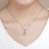 925 Silver Parts Zircon Sterling Silver Pendant(SCC689-A)