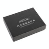 Car Flocking Plastic Square-shaped Key Protective Cover Two Buttons for Mercedes-Benz (Black)
