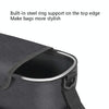 Stroller Hanging Bag Storage Bag Large-Capacity Out Children Suede Storage Bag(Black)