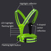 LED Reflective Vest High Stretch Outdoor Reflective Vest Traffic Safety Reflective Clothing(Yellow)
