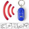 SHZONS LED Key Finder with Torch & Whistle Keyring - Blue