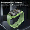 G96 1.85 inch HD Square Screen Rugged Smart Watch Support Bluetooth Calling/Heart Rate Monitoring/Blood Oxygen Monitoring(Green)