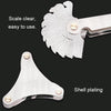 30 PCS US Screw Pitch Thread Blades 60 Degrees CR Stainless Steel Thread Gauge