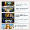 Watching Cell Phone Playing Games Anti-Blue Light Glasses Postoperative Flat Glasses, Color: Black Frame+ Transparent Lens