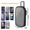 MP3 / MP4 Universal TPU Portable Storage Bag with Hanging Buckle(Blue)