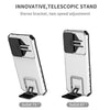 For Samsung Galaxy A16  4G / 5G Stereoscopic Holder Sliding Camshield Phone Case(White)