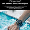 BM01 1.45 inch Leather Band IP68 Waterproof Smart Watch Support Bluetooth Call / NFC(Silver)