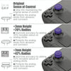 For Steam Deck Game Console Joystick Cap Set Anti-skid Combination Button Cap(Yellow)