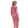Women V-neck Sweater Half-body Skirt Two-piece Knitting Suit, Size: M(Black)