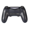 Wireless Bluetooth Diamond Texture Shock Touch Plate Game Handle Controller with Smart Indicator for Sony PS4(Red)