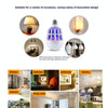 E27 15W White Light + 365 NM Purple Light Mosquito Killer Bulb Lamp, Fly Pest Insects Reject Zapper LED Ball Steep Light, AC 175-265V